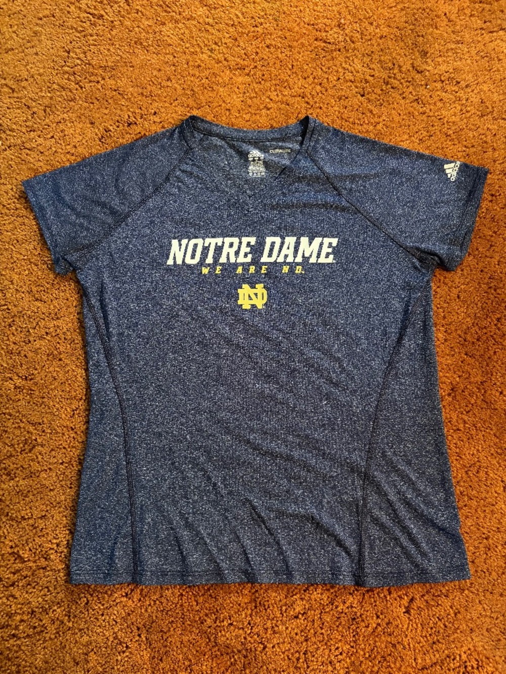 Adidas Women’s Notre Dame Navy Heather T-Shirt